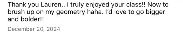 A message from a Love & Dots student