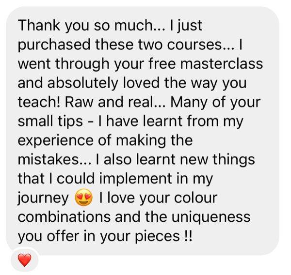 A message from a Love & Dots student