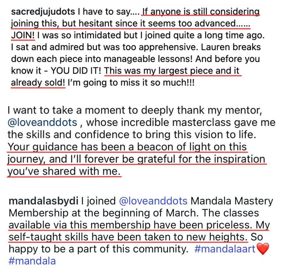 A message from a Love & Dots student