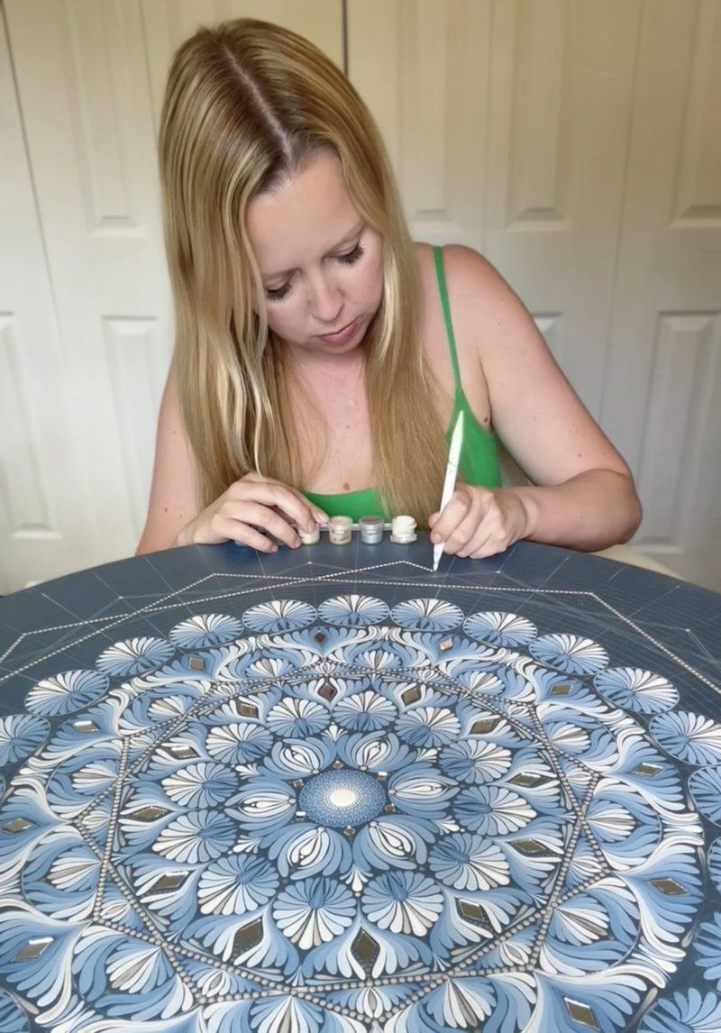 A mandala by Lauren Saunders