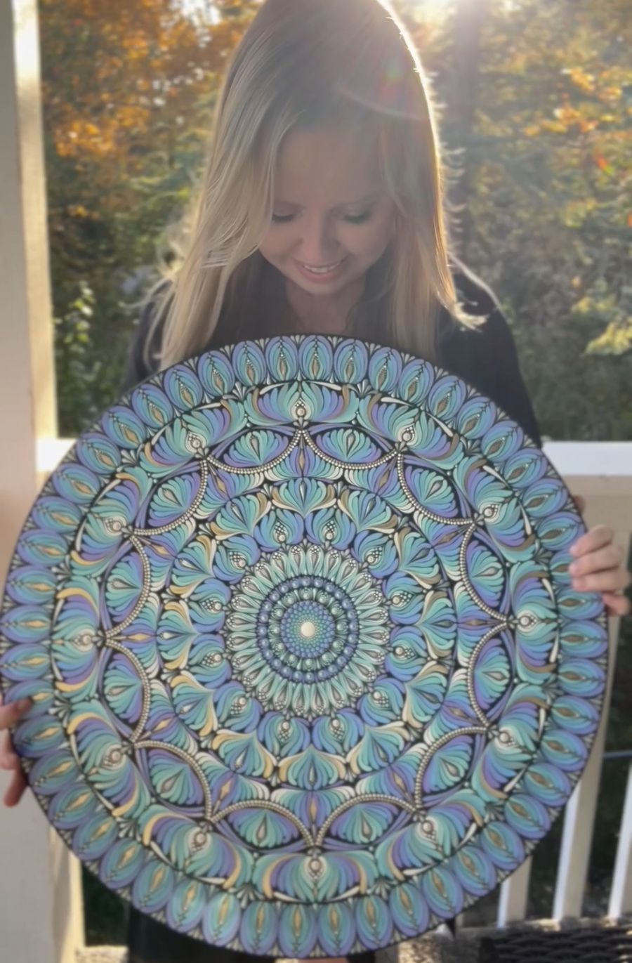 A mandala by Lauren Saunders
