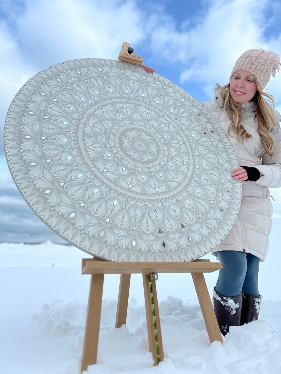 A mandala by Lauren Saunders