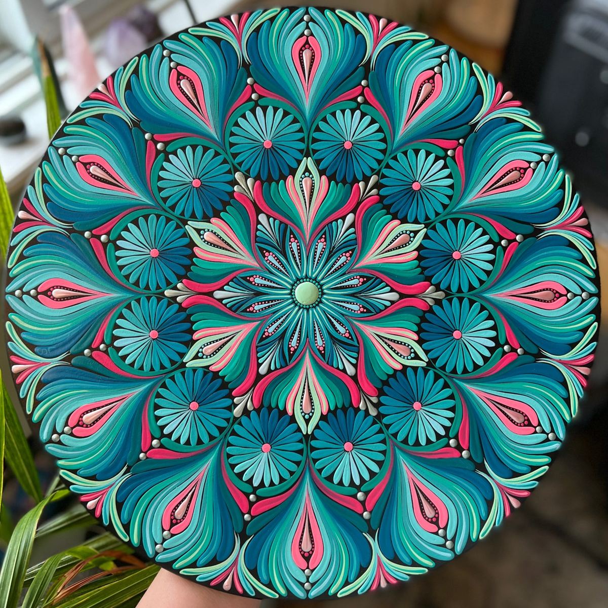 A mandala by Lauren Saunders