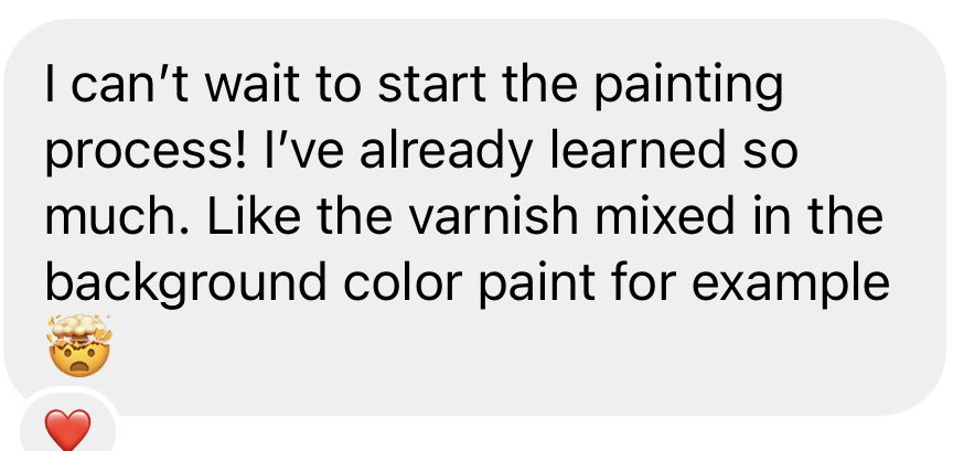 A Love & Dots student sharing their experience